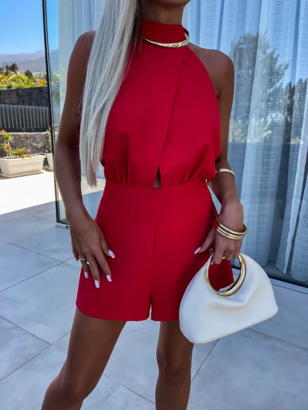 Dorcas | Macacão Curto Elegante – Estilo Audacioso e Refinado