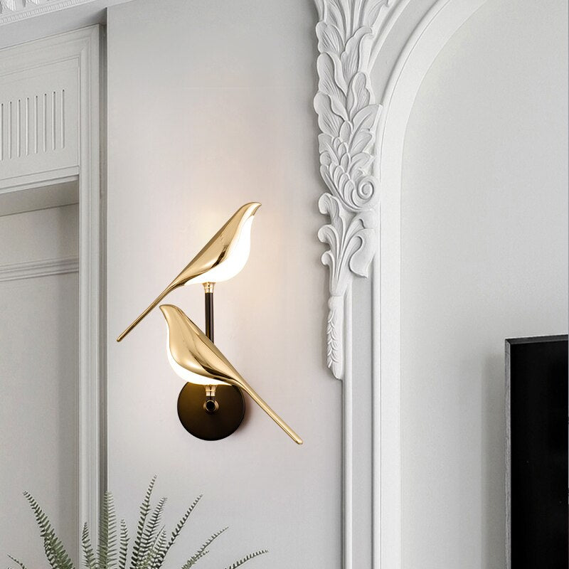 Wall Lamp Bird – Delicate and Bright Decoration