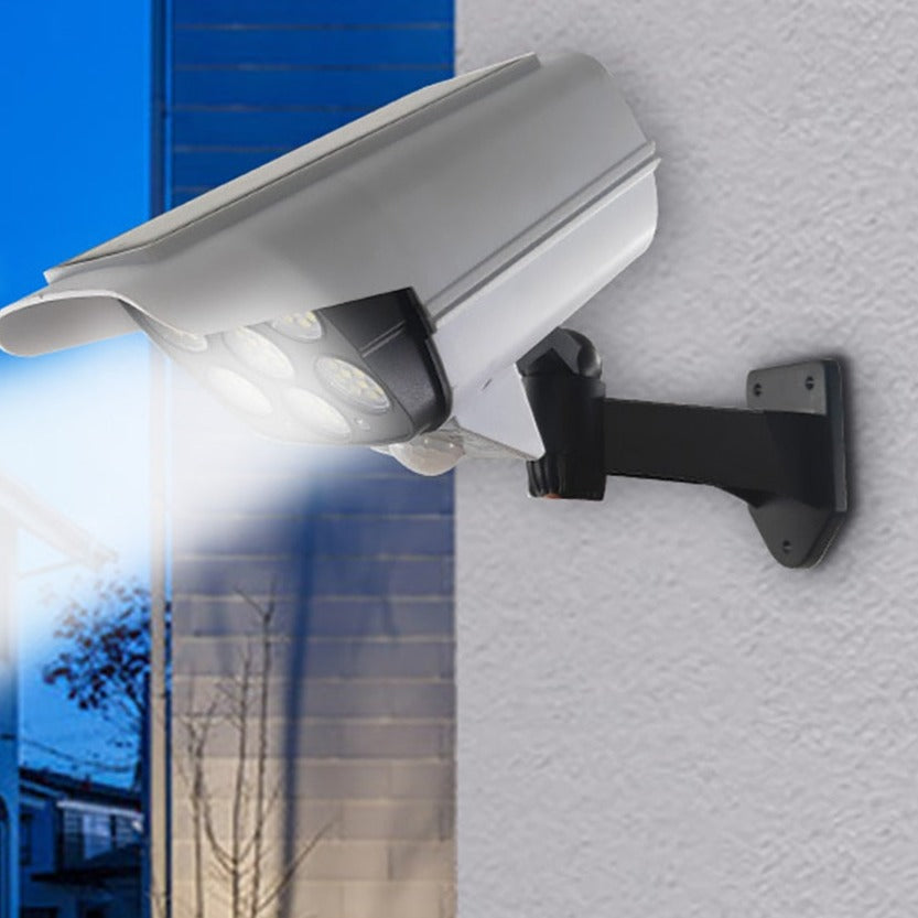 Cámara de Vigilancia Ficticia Solar – Protección Visual Efectiva