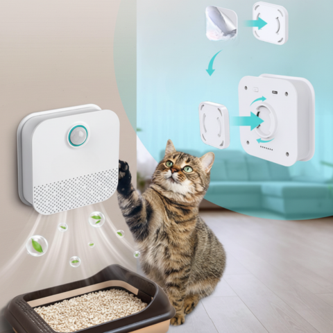 Intelligente geurverspreider — Oplaadbaar voor kattenbakvulling