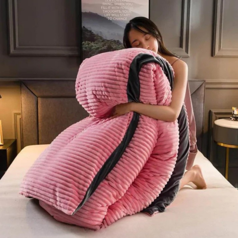3 osan vuodevaatesetti – pehmeys ja mukavuus fleece-materiaalista