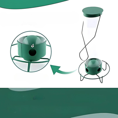 Závěsná krmítko pro ptáky – ochrana proti veverce a snadné plnění