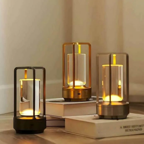 Lampe De Table Rechargeable – Lumière Tamisée Et Style Intemporel