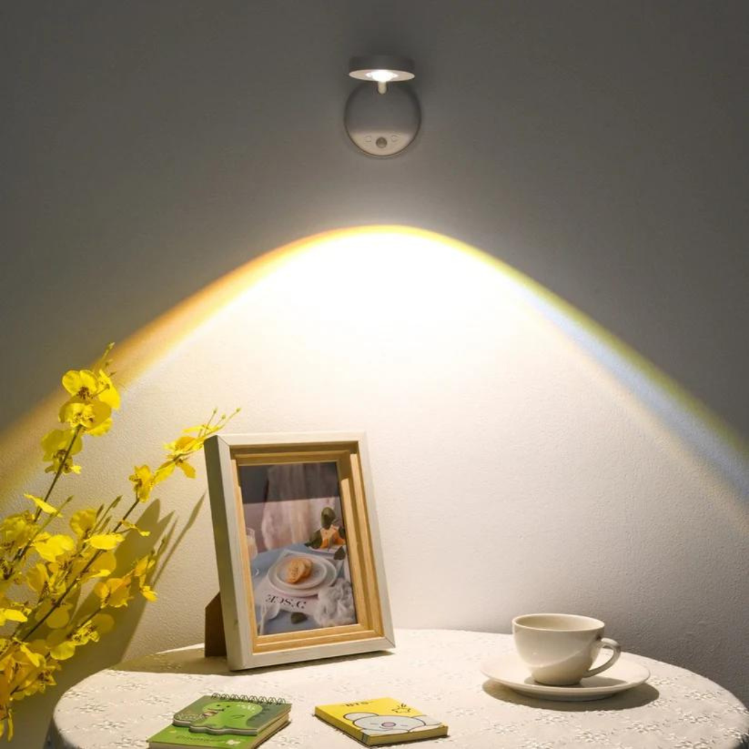 Praktische Wandlamp – Bewegingssensor en USB-oplading