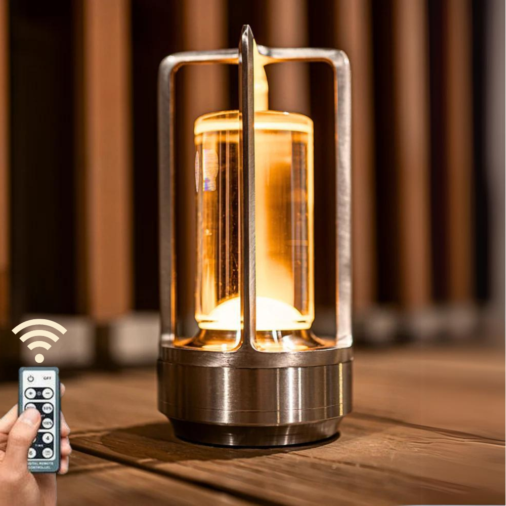 Lampe De Table Rechargeable – Lumière Tamisée Et Style Intemporel