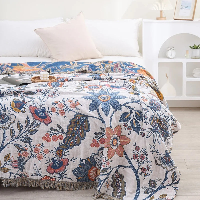 Kunstnerisk Dækning Rustik Stil Med Blomster