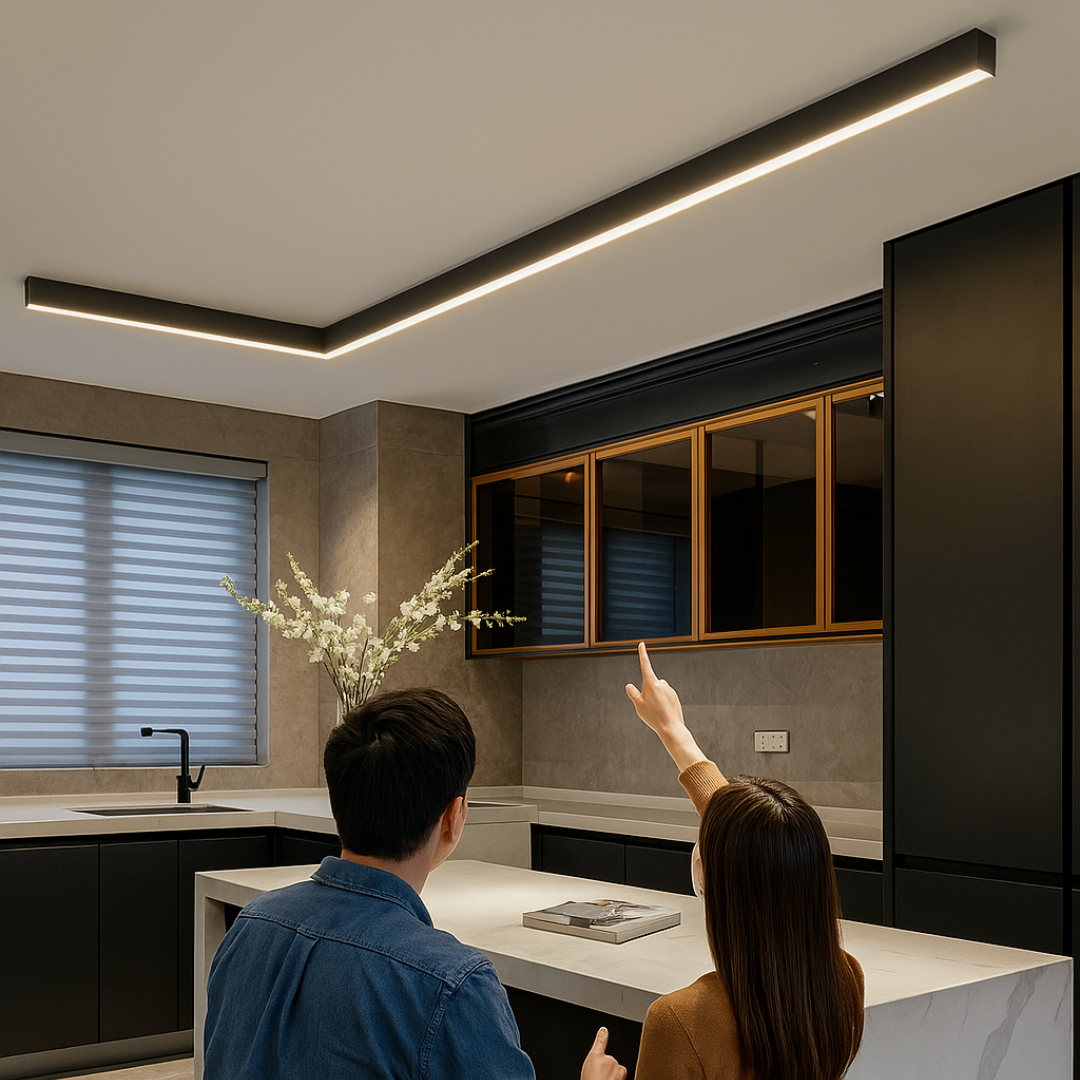 Minimalistické LED stropní svítidlo - Skandinávský design