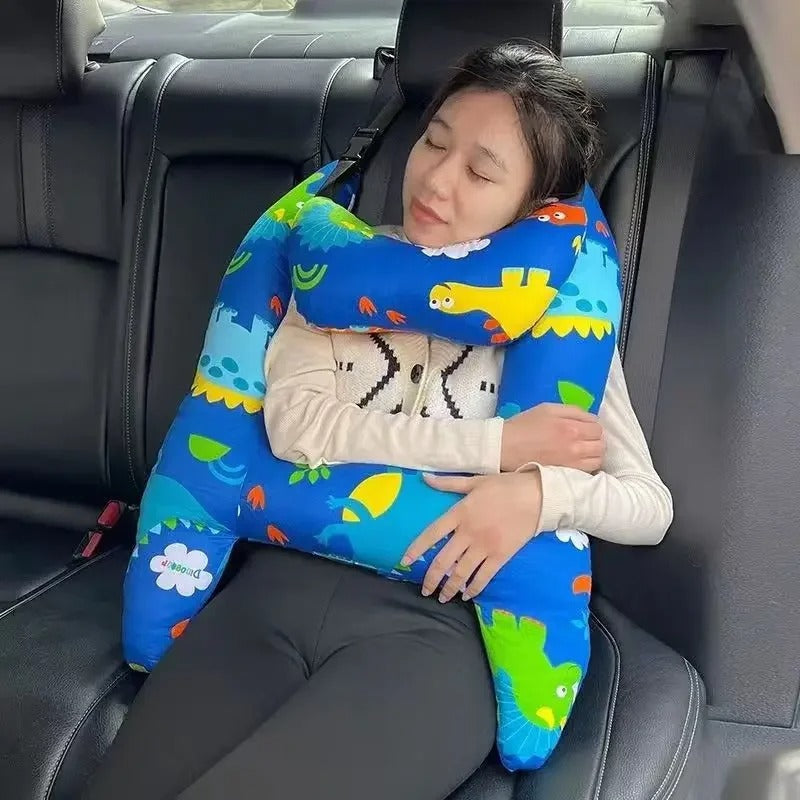 Almofada de viagem para crianças - Apoio para a cabeça e sono tranquilo