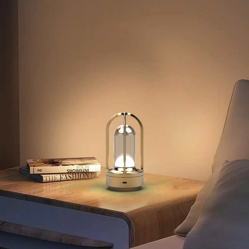 Lâmpada de Mesa Sem Fio — Iluminação Contemporânea