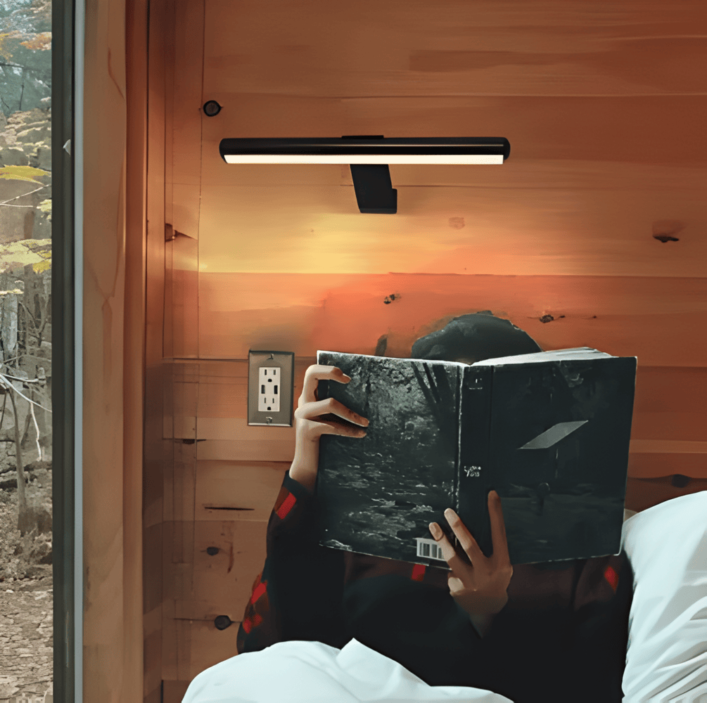 Trådløs USB-opladelig LED-væglampe - fuld rotation og praktisk opladning