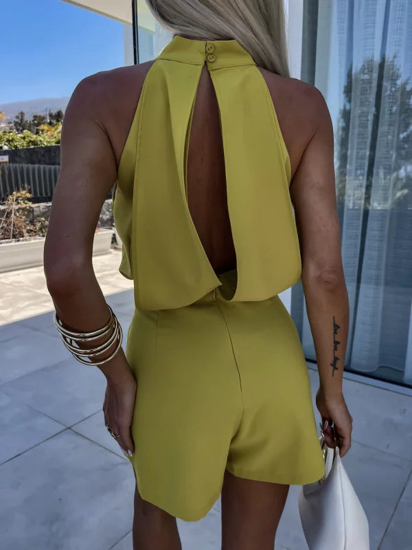 Dorcas | Macacão Curto Elegante – Estilo Audacioso e Refinado