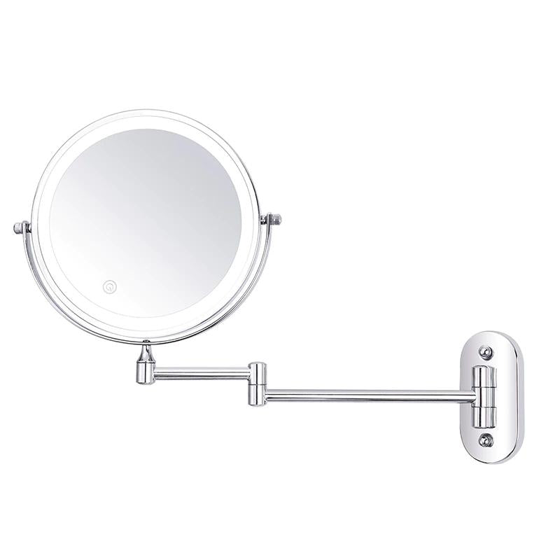 Espelho Aumentador LED – Recarregável e Fácil de Usar