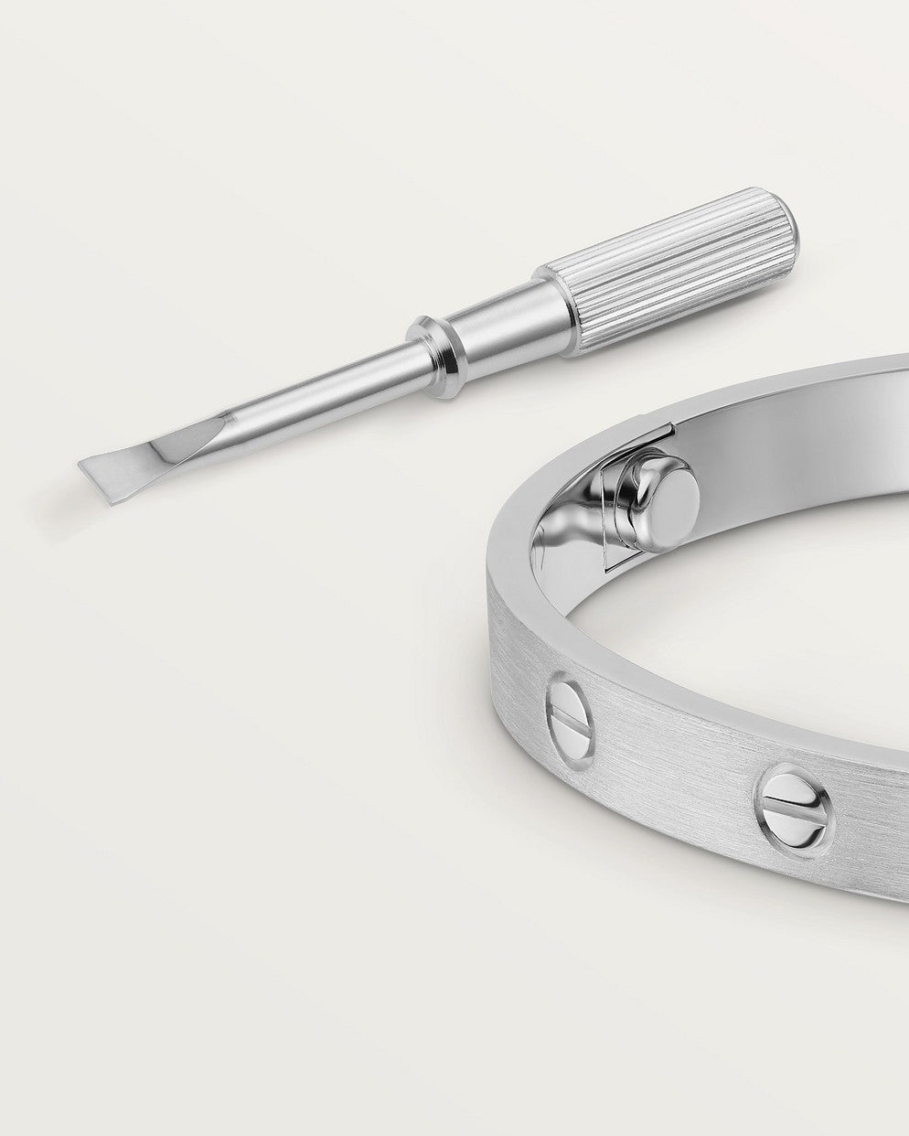 Bracciale Rigido – Finitura Argento e Stile Raffinato