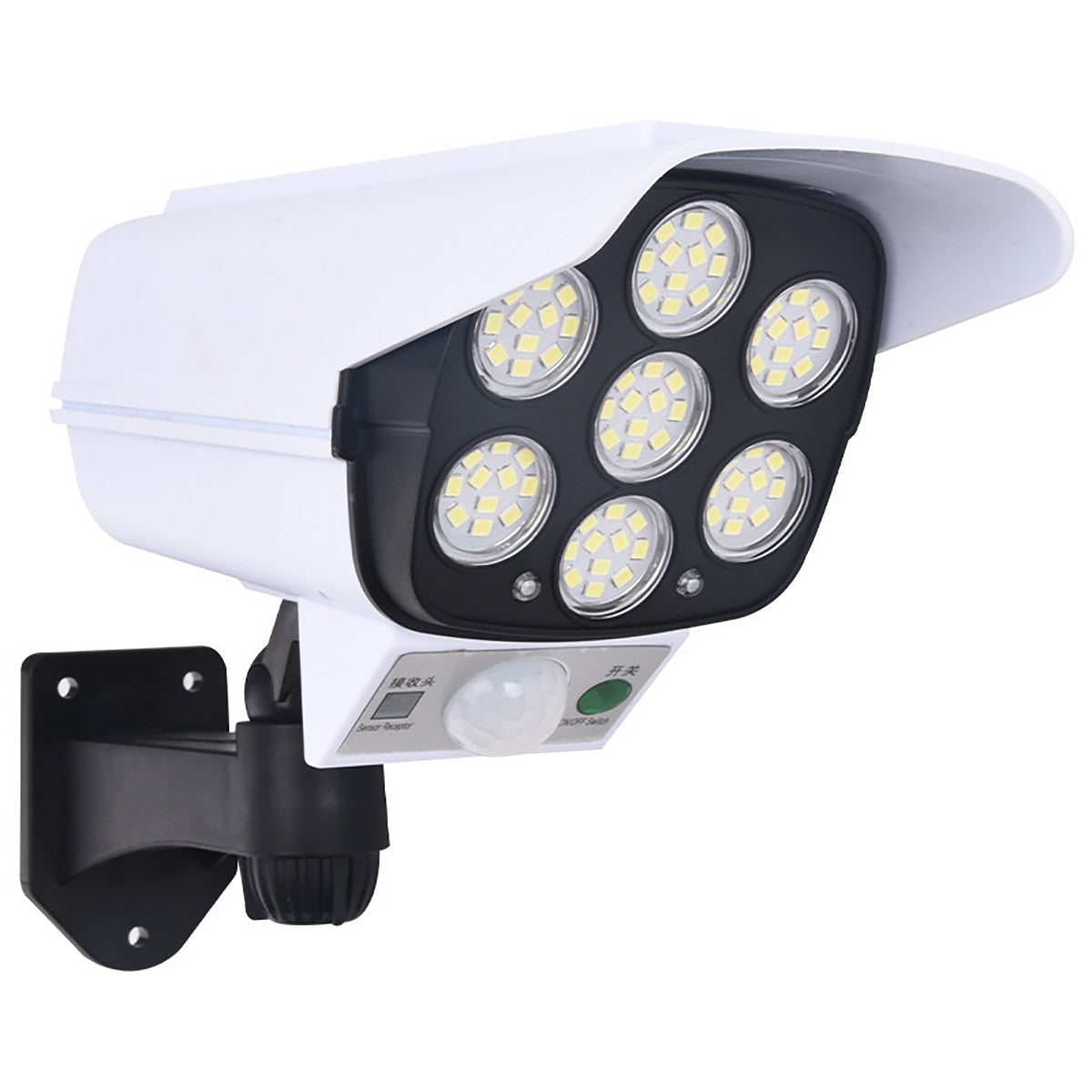 Cámara de Vigilancia Ficticia Solar – Protección Visual Efectiva