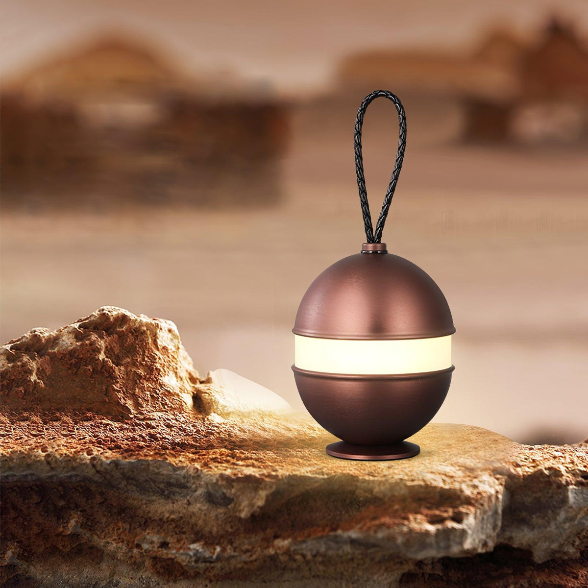 Dobíjecí kulová lampa - elegantní design a relaxační světlo