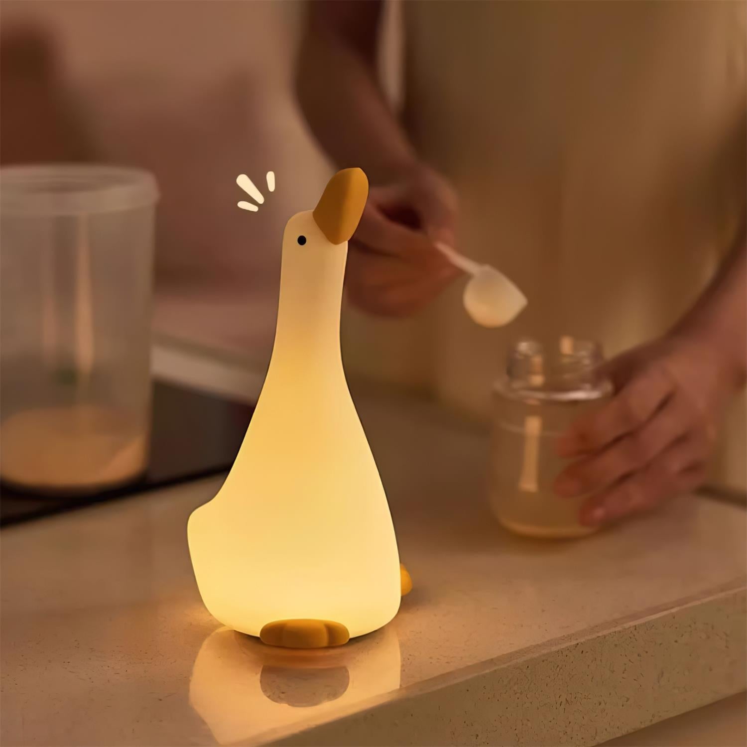 Luz de presença do ganso encantado - Luz tátil e design suave