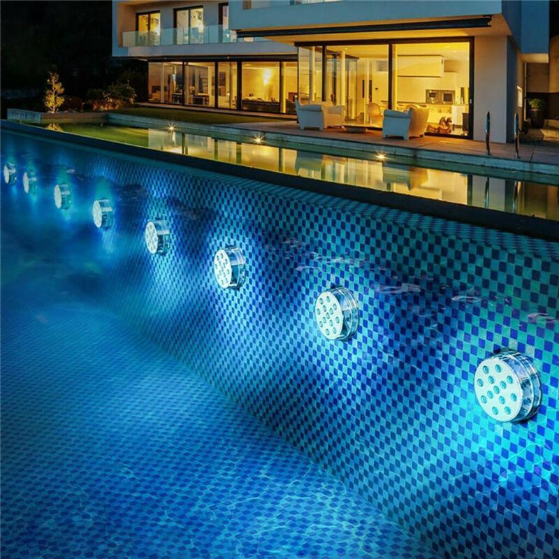 Podvodní LED lampa s dálkovým ovládáním – vodotěsné a univerzální osvětlení 