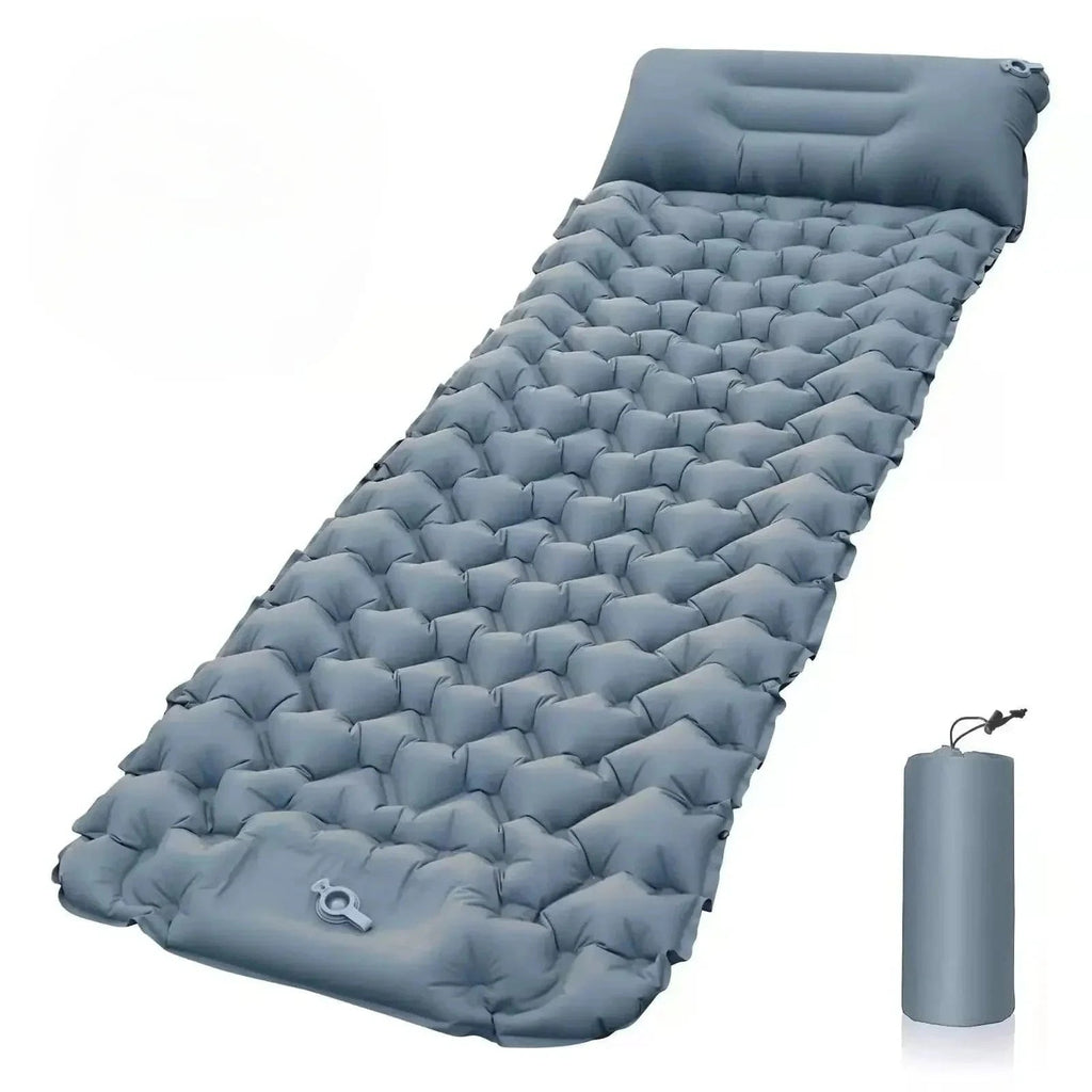Saltea de Camping Gonflabilă – Cu Pompa Integrată și Confort Optimal 