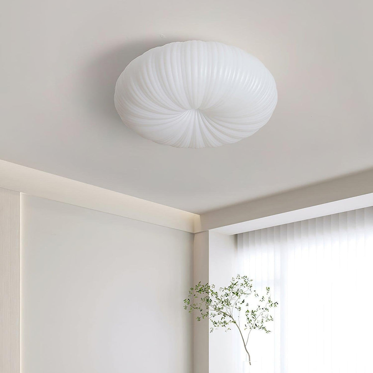 Moderna lámpara de techo LED con mando a distancia - Comodidad y elegancia