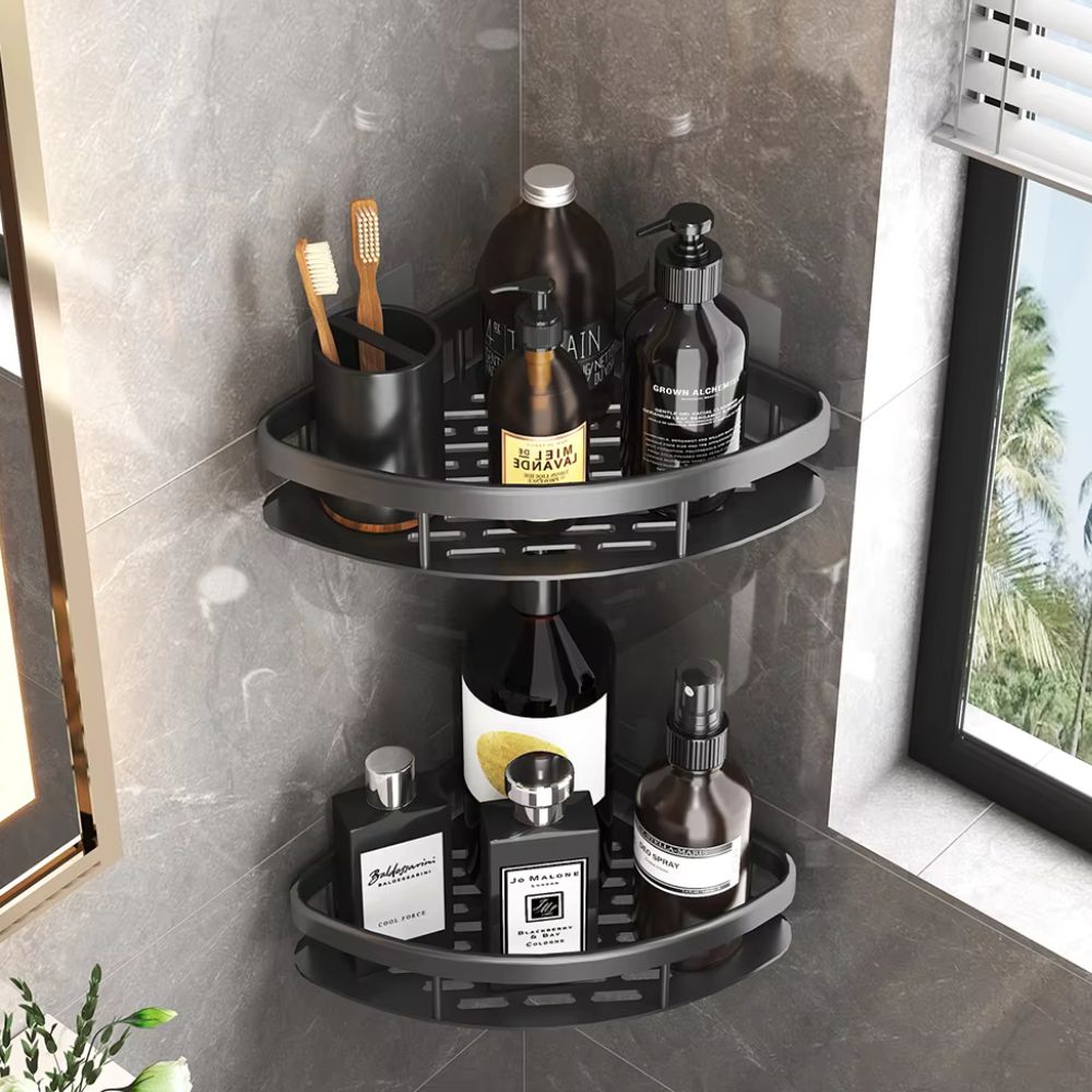 Wandregal für die Dusche gebogen – Praktische und moderne Organisation 