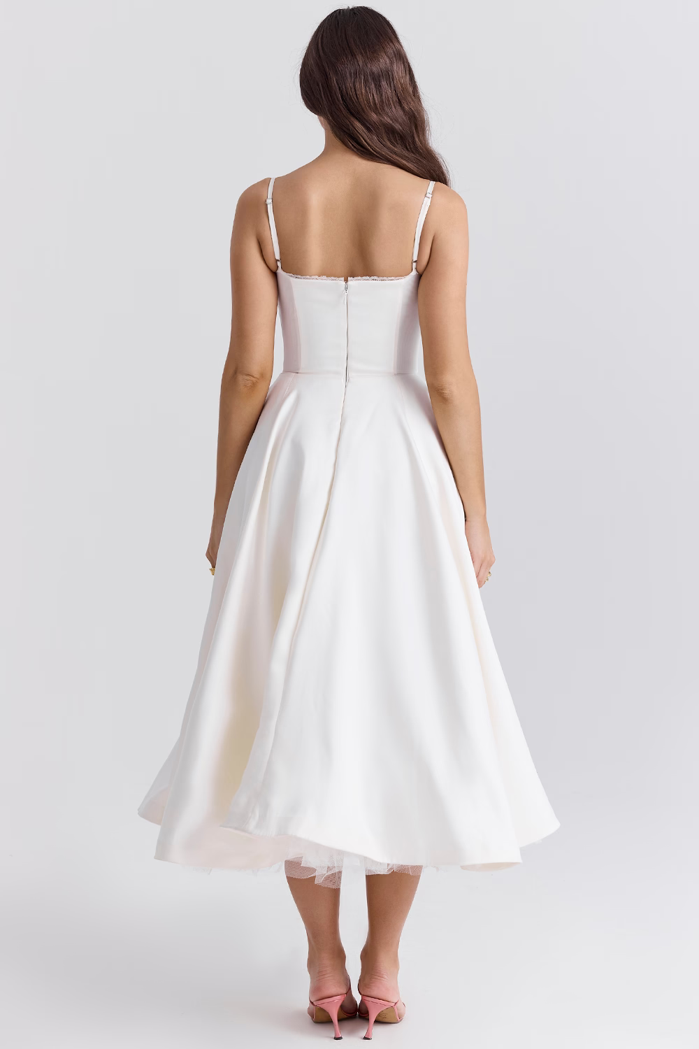 Lory | Abito Midi Spalline – Glamour Classico E Leggerezza 