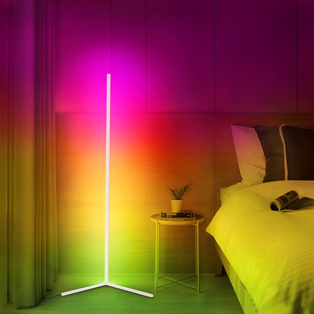 LED-hjørnelampe – Stemningsbelysning og minimalistisk design 
