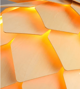 Lampa wisząca rzeźbiarska – projekt inspirowany naturą 