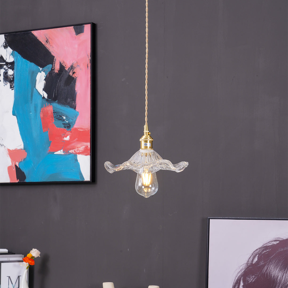 Lampe Fleur Suspendue – Charme Naturel Et Esprit Tendre