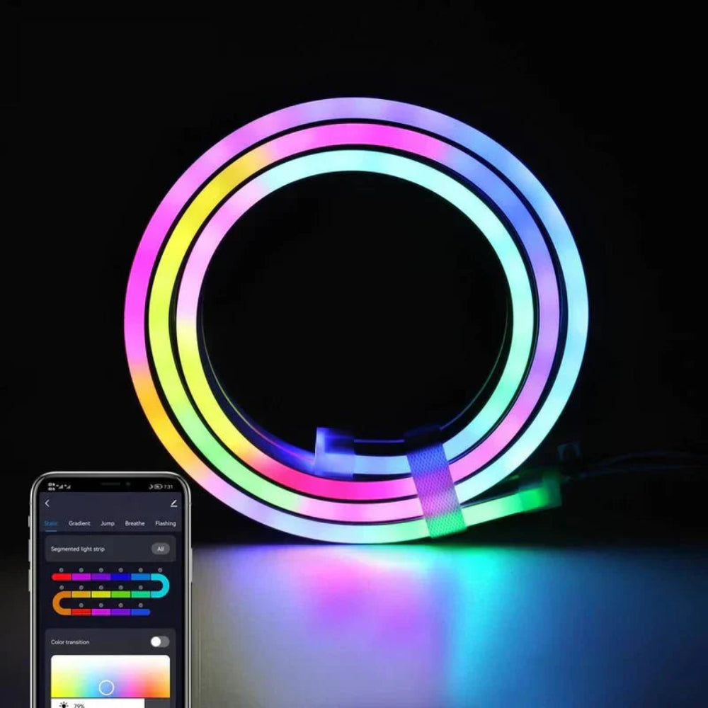 Neón Flexible LED – Control Fácil a Través de Aplicación Móvil 