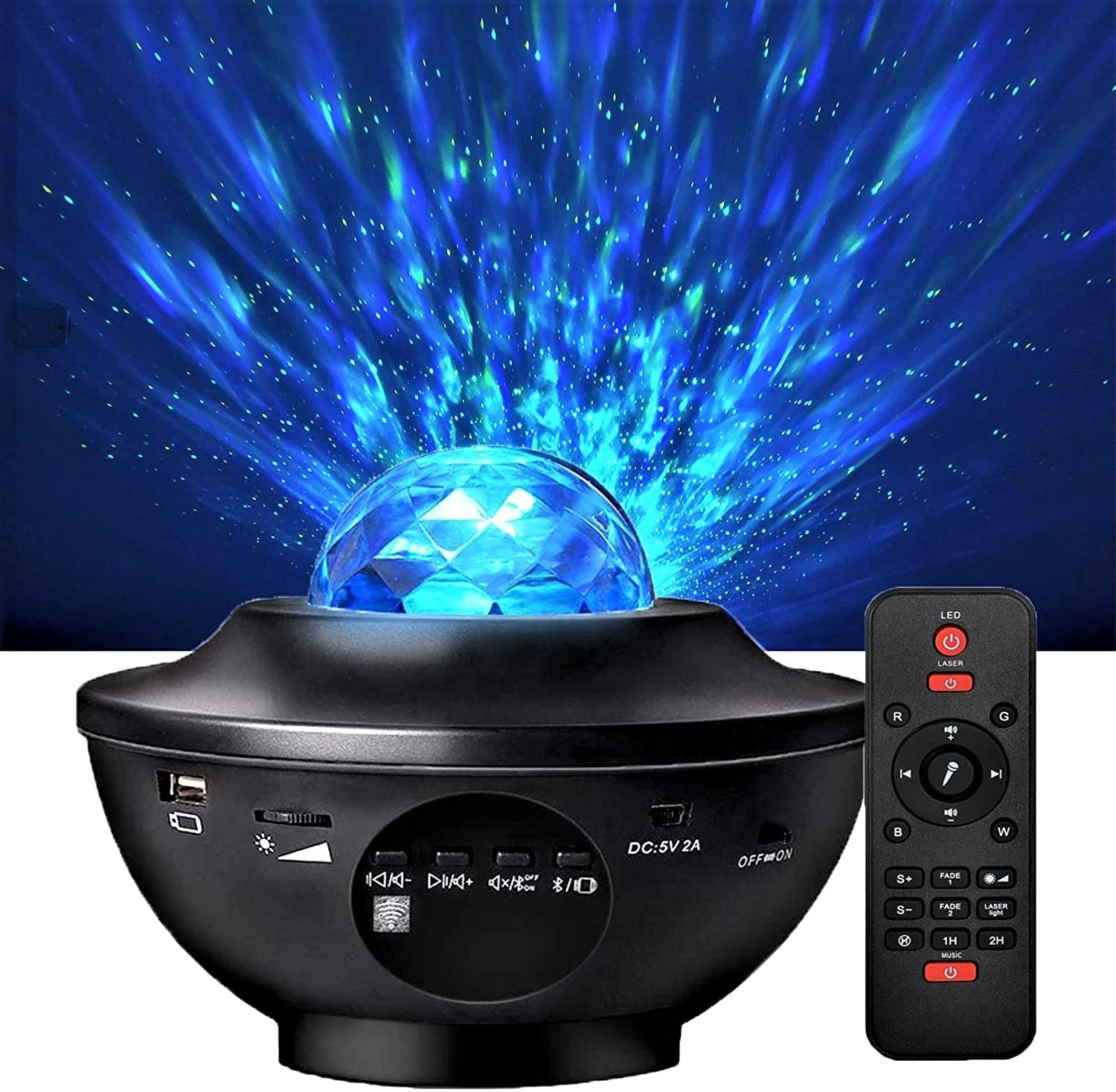 Galaxy Light Projector - upplysande och lugnande dekoration
