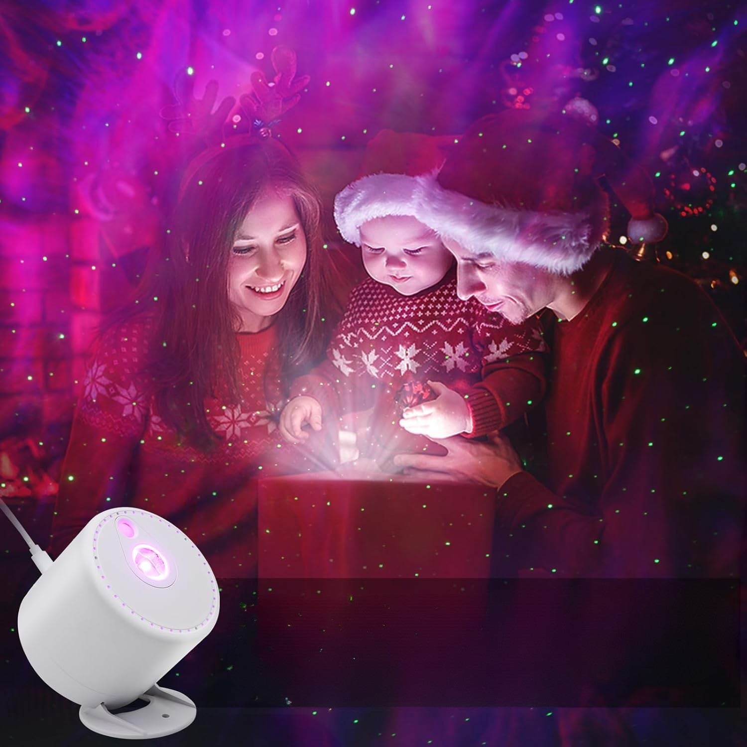 LED-Projektor – Entspannende Galaxie-Ambiente 