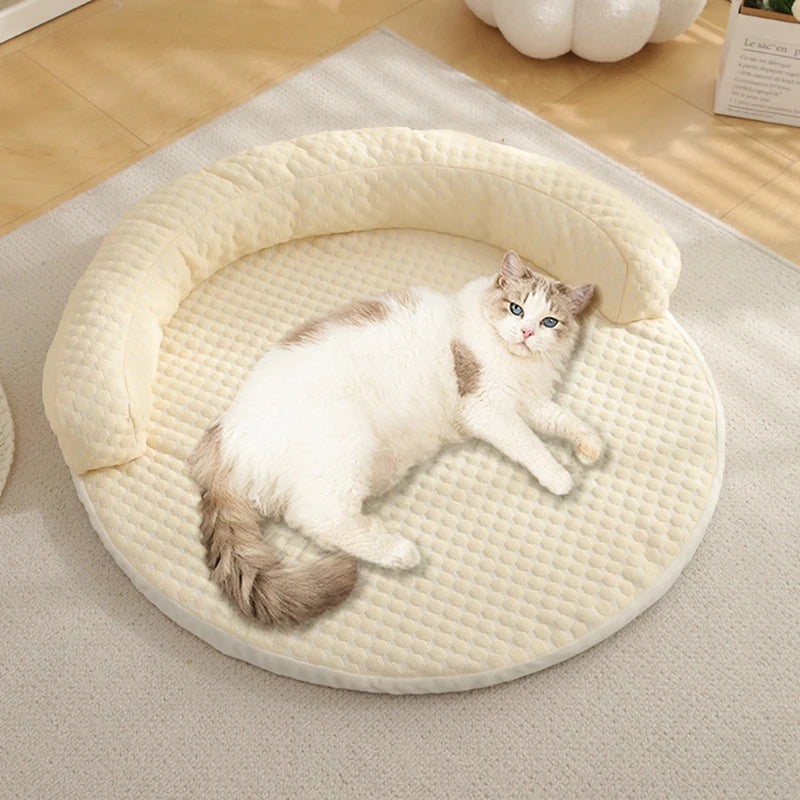 Tapis Rafraîchissant Rond –  Avec Zone De Repos Surélevée