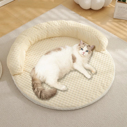Tapis Rafraîchissant Rond –  Avec Zone De Repos Surélevée