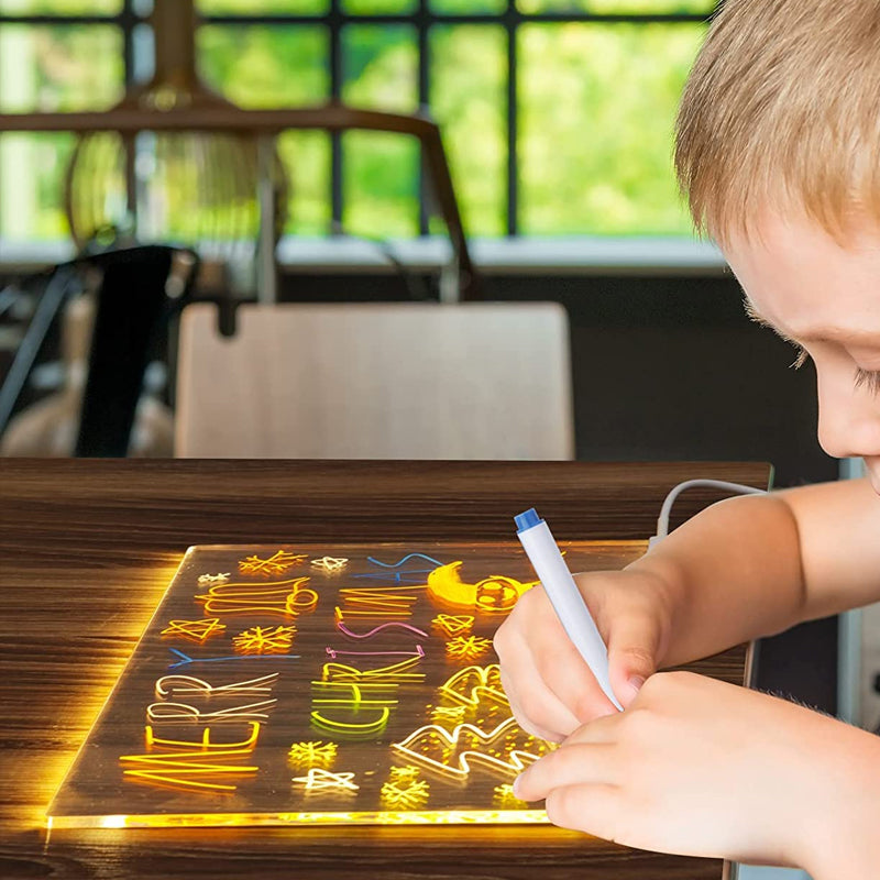 LED-Notiztafel: Schreiben, beleuchten und Ihre Ideen farbig anzeigen! 