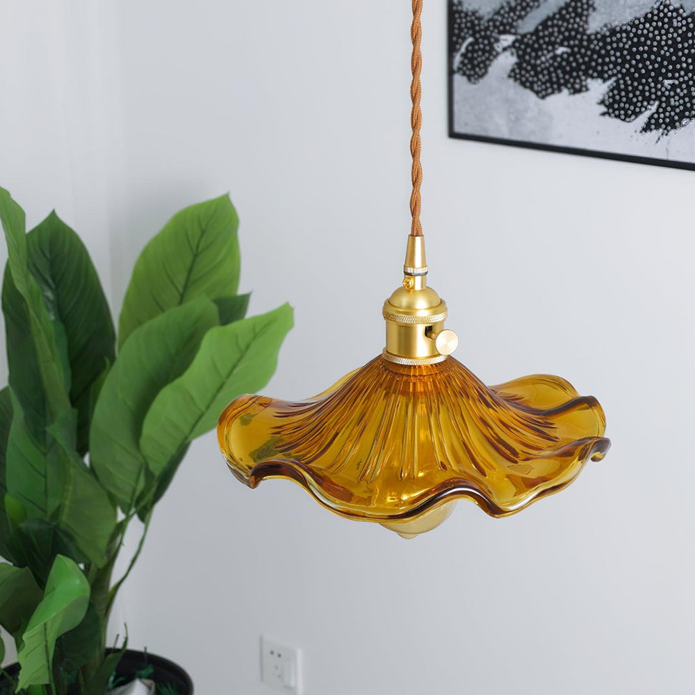 Lampe Fleur Suspendue – Charme Naturel Et Esprit Tendre