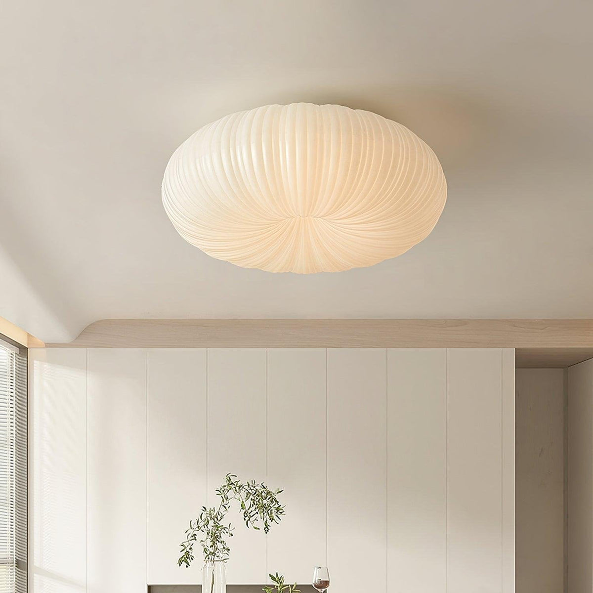 Moderna lámpara de techo LED con mando a distancia - Comodidad y elegancia
