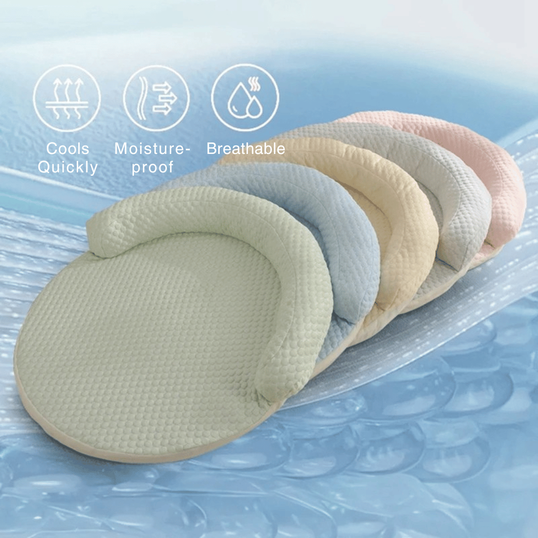Tapis Rafraîchissant Rond –  Avec Zone De Repos Surélevée