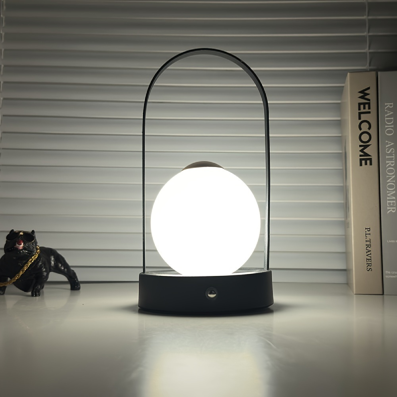 Stolní Lampa Bez Drátu — Nastavitelná Intenzita Světla 