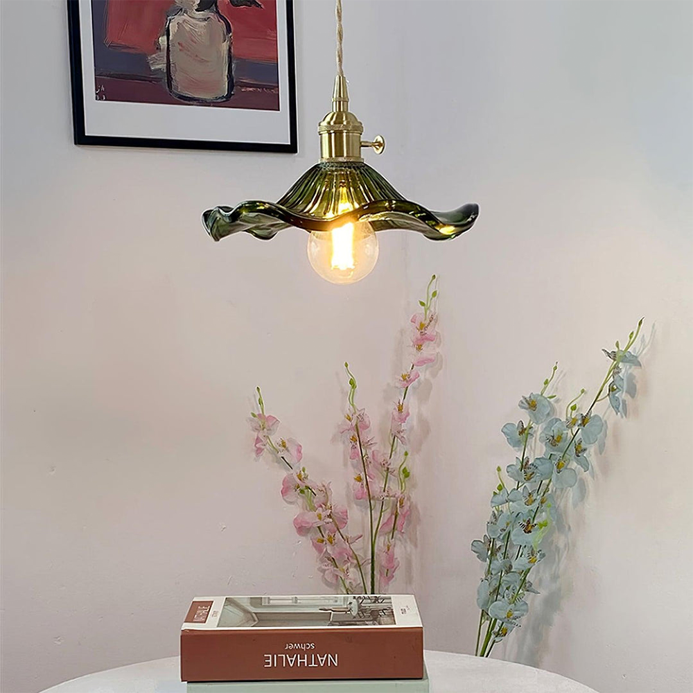 Lampe Fleur Suspendue – Charme Naturel Et Esprit Tendre