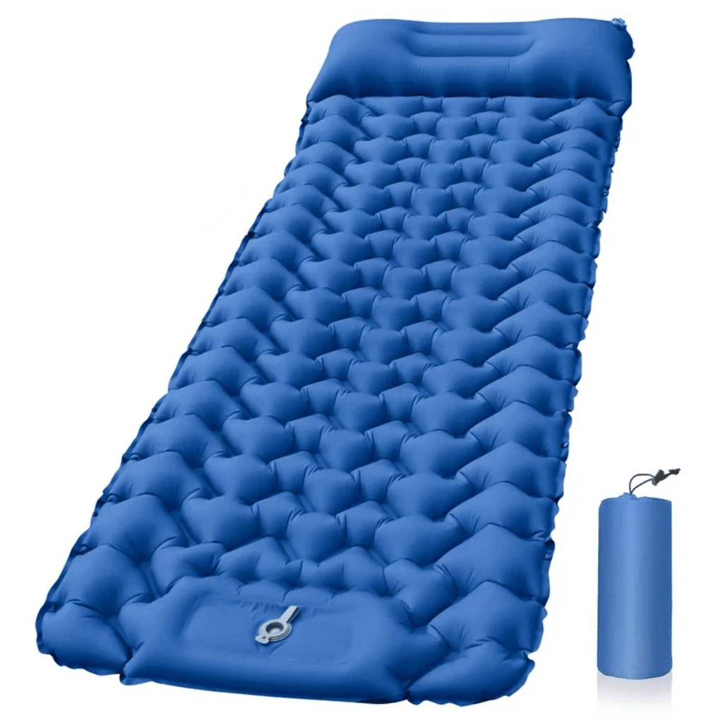 Saltea de Camping Gonflabilă – Cu Pompa Integrată și Confort Optimal 