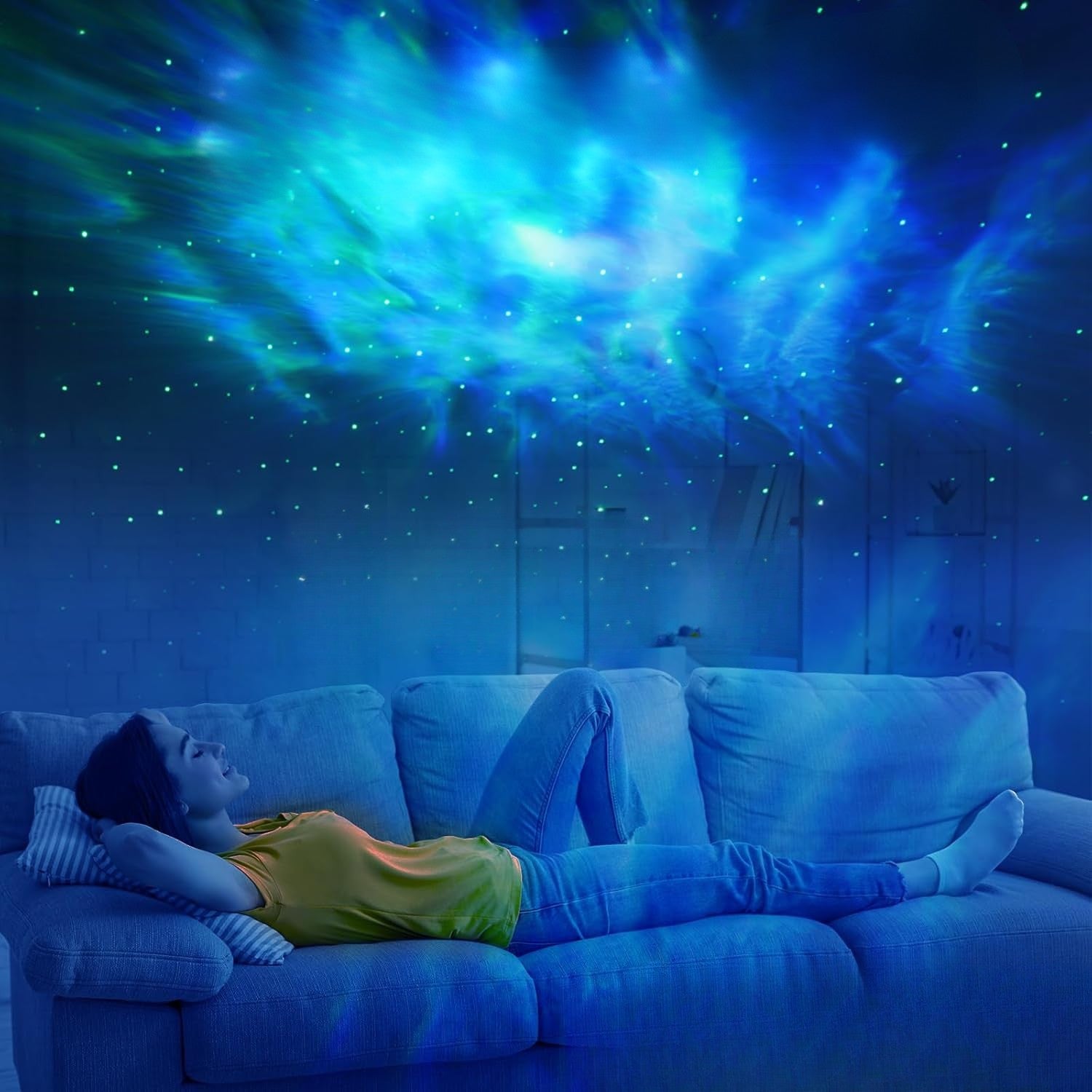 LED-Projektor – Entspannende Galaxie-Ambiente 