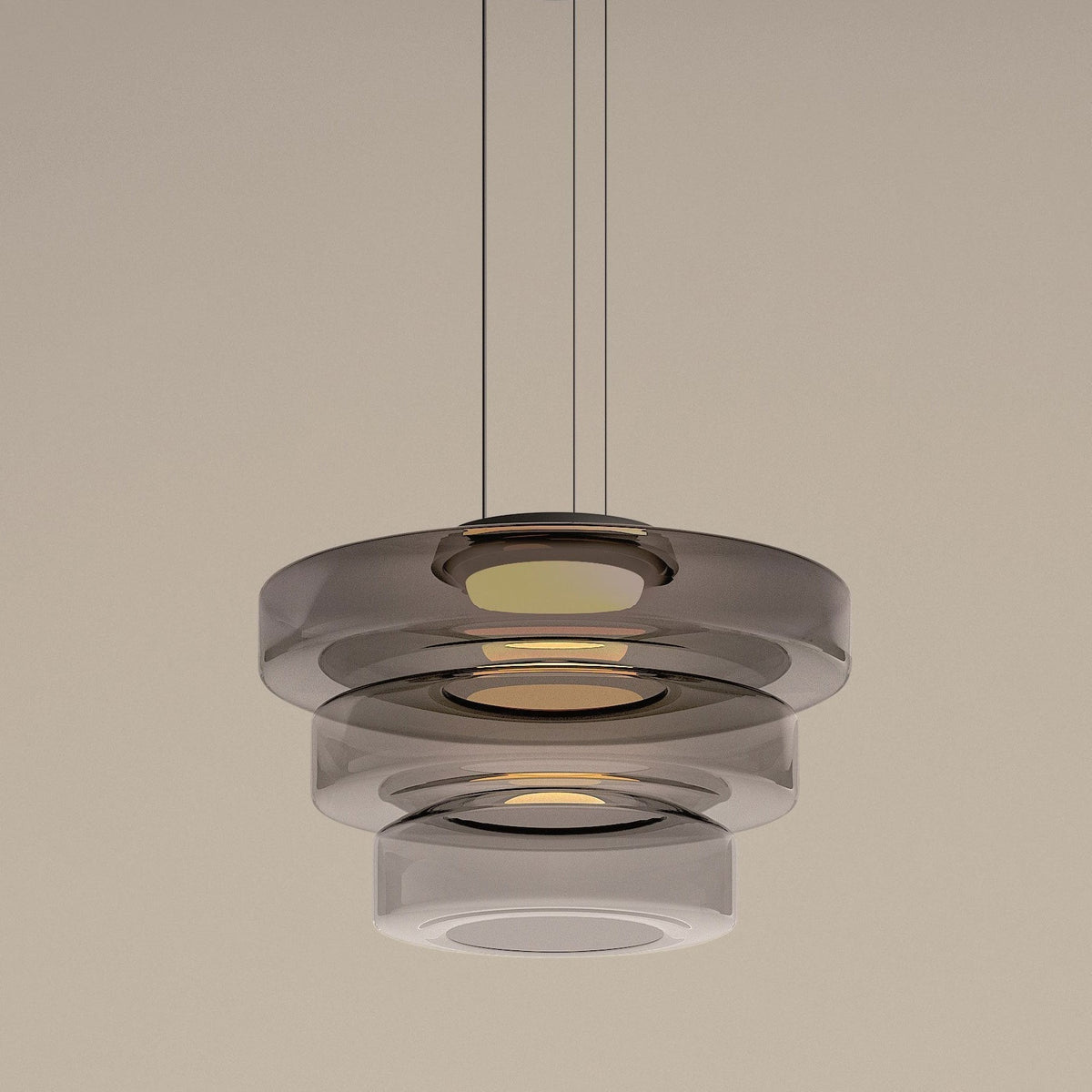 Glazen hanglamp in Bauhaus-stijl - Elegantie en moderniteit