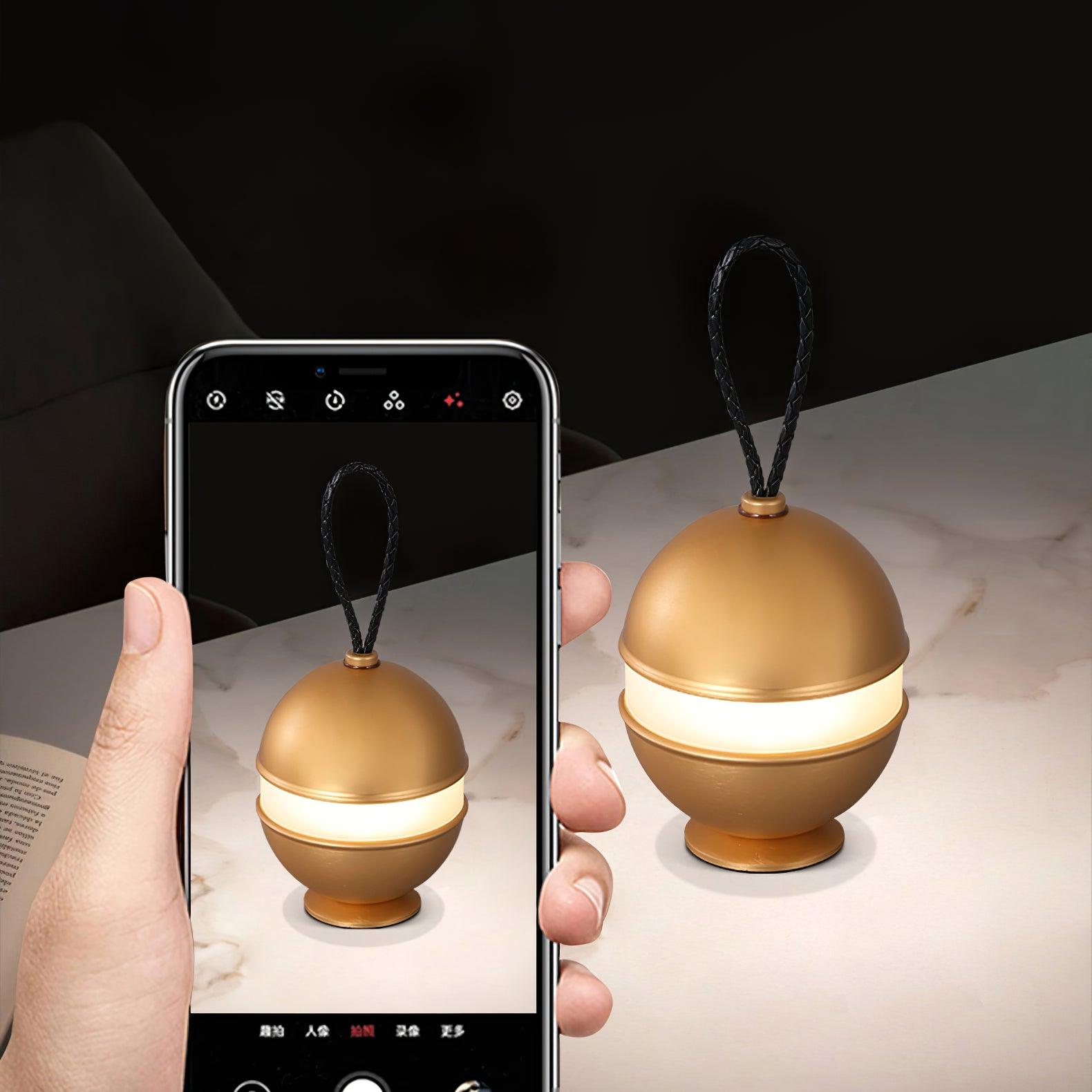 Lámpara Esfera Recargable - Diseño chic y luz relajante