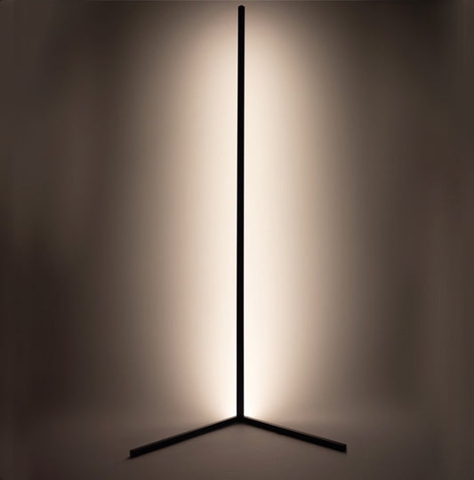 Lampa LED de colț – Iluminare ambientală și design minimalist 