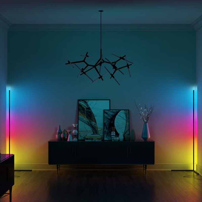 LED-hjørnelampe – Stemningsbelysning og minimalistisk design 