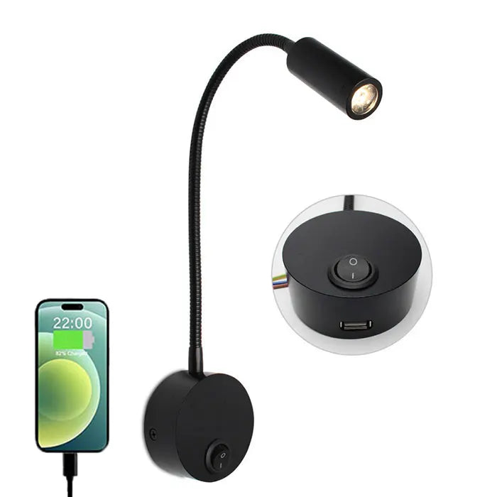 Flexibilní nástěnné svítidlo LED - mobilita, elegance a cílené světlo