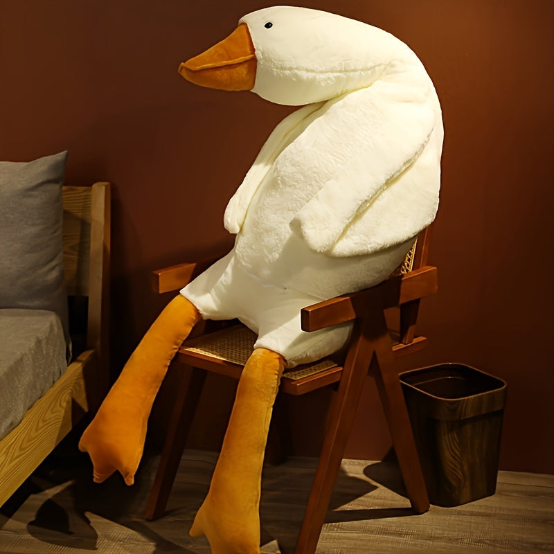 大きな白鳥のぬいぐるみ - 洗練されたデザインと限りない優しさ