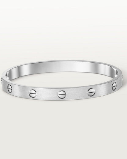 Steifes Armband – Finish Silber und raffinierter Stil 