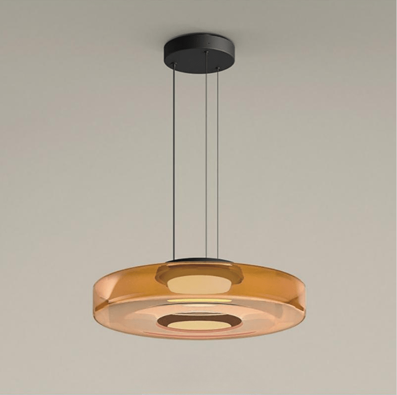 Γυάλινο κρεμαστό φωτιστικό σε στυλ Bauhaus - Κομψότητα και Μοντερνικότητα