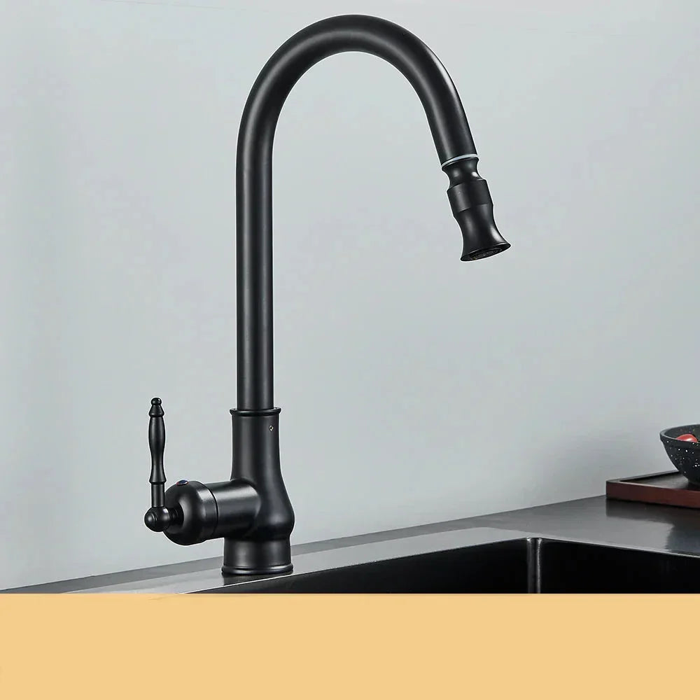 Torneira de Cozinha Vintage – Elegância Clássica e Acabamento Autêntico 